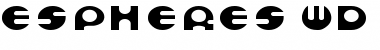 Espheres Wd Font