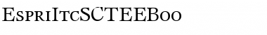 EspriItcSCTEEBoo Font