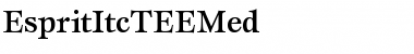 EspritItcTEEMed Regular Font