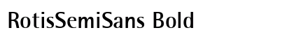 RotisSemiSans Bold preview