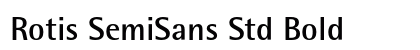 Rotis SemiSans Std Bold preview