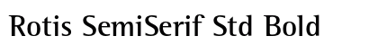 Rotis SemiSerif Std Bold preview
