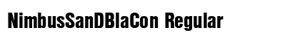 NimbusSanDBlaCon Regular preview