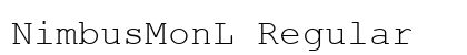 NimbusMonL Regular preview
