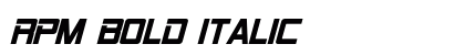 RPM Bold Italic preview