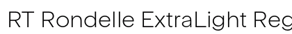 RT Rondelle ExtraLight Regular preview