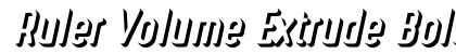 Ruler Volume Extrude Bold Italic preview