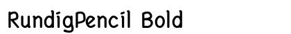 RundigPencil Bold Preview