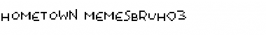 Hometown Regular Font Hometown Regular Font