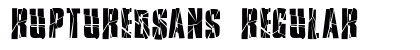 RupturedSans Regular preview