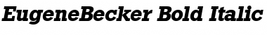 EugeneBecker Font