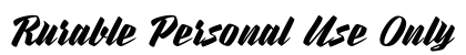 Rurable Personal Use Only Regular preview