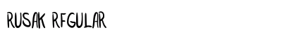 RUSAK Regular preview