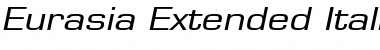 Eurasia Extended Italic Font