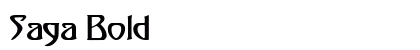 Saga Bold Preview