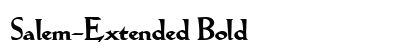 Salem-Extended Bold Preview