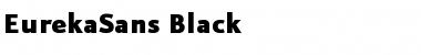 EurekaSans-Black Regular Font