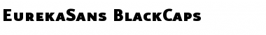 EurekaSans-BlackCaps Font