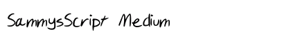 SammysScript Medium preview