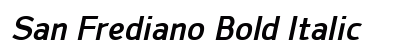 San Frediano Bold Italic preview