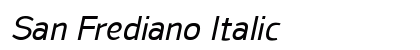 San Frediano Italic Preview