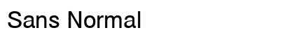 Sans Normal Preview