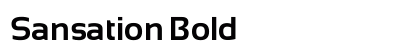 Sansation Bold Preview