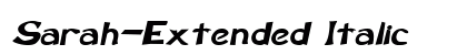 Sarah-Extended Italic preview