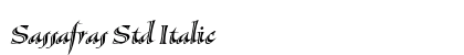 Sassafras Std Italic preview