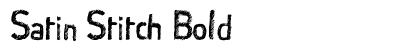 Satin Stitch Bold preview