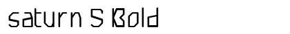 saturn 5 Bold preview