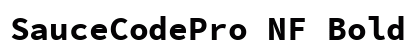 SauceCodePro NF Bold preview