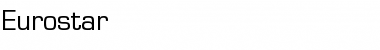Eurostar Regular Font Eurostar Regular Font