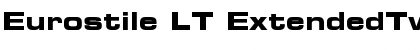 Eurostile LT ExtendedTwo Bold Font