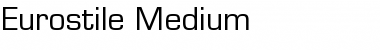 Eurostile-Medium Medium Font