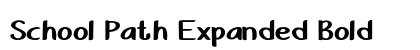 School Path Expanded Bold preview