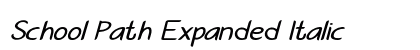 School Path Expanded Italic Preview