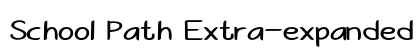 School Path Extra-expanded Regular Preview