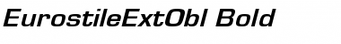 EurostileExtObl-Bold Regular Font