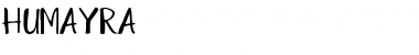 Humayra Font