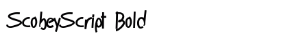 ScobeyScript Bold preview