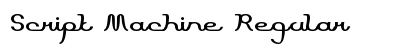 Script Machine Regular preview