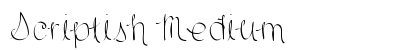 Scriptish Medium preview
