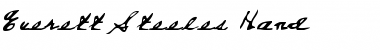 Download Everett Steele's Hand Font Download Everett Steele's Hand Font