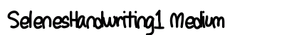 SelenesHandwriting1 Medium preview