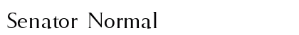Senator Normal preview