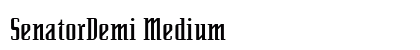 SenatorDemi Medium preview