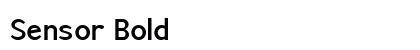 Sensor Bold preview