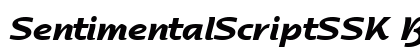 SentimentalScriptSSK Bold preview