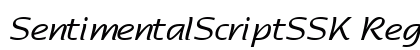 SentimentalScriptSSK Regular Preview